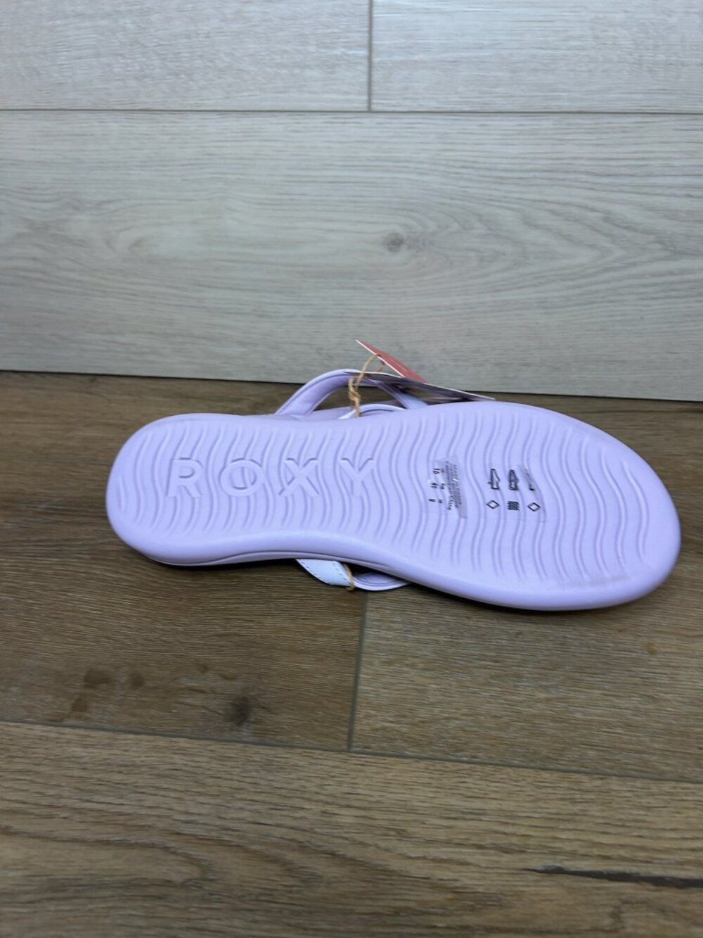 Roxy Women Rays Flat Flip Flop Thong Sandals Purple Violet Size 10 NWT - Picture 7 of 8